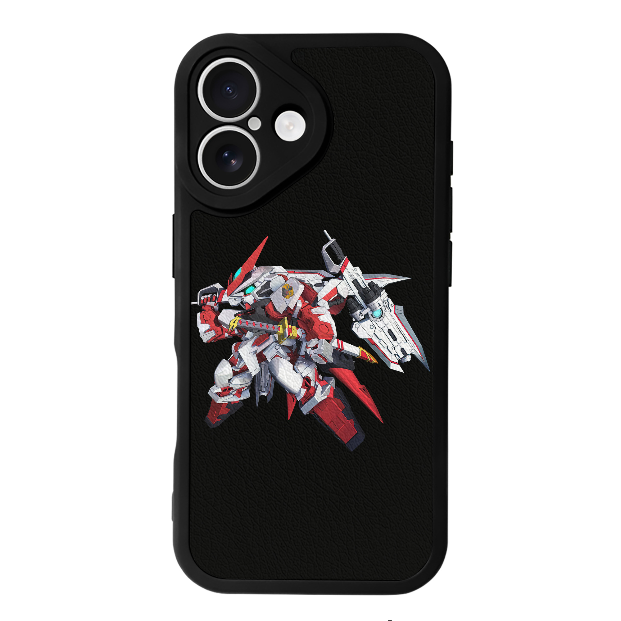 （画像用） 機動戦士ガンダム Mobile Suit Gundam 【iPhone 16シリーズ対応】シリコンスマホケース（レザー調） 材質：シリコン